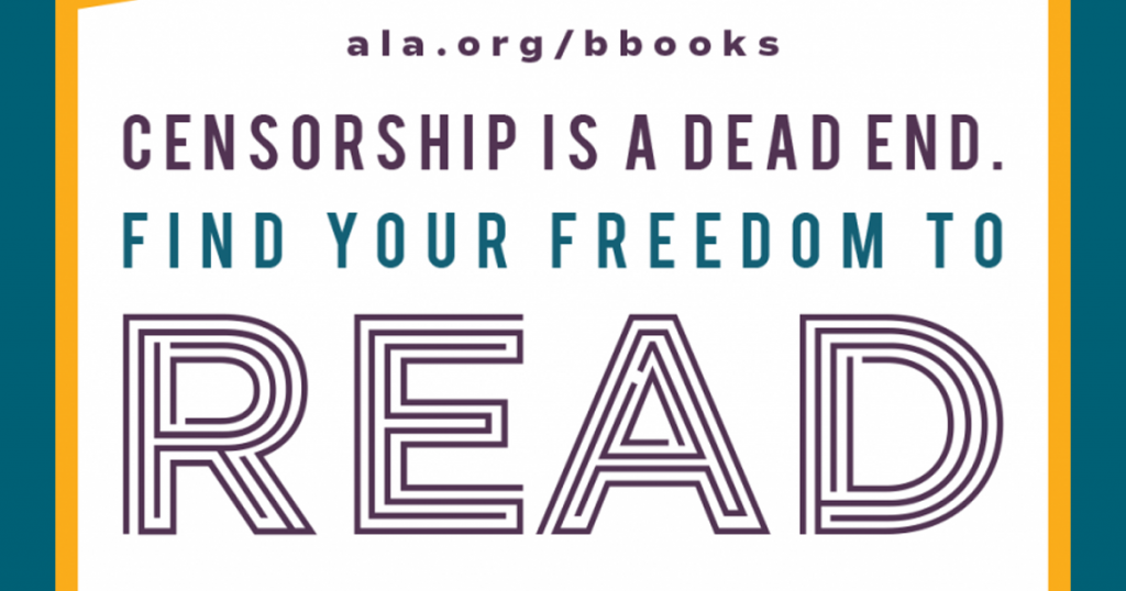 Graphic reading: Censorship is a dead end