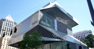 Exterior of Seattle Public Library
