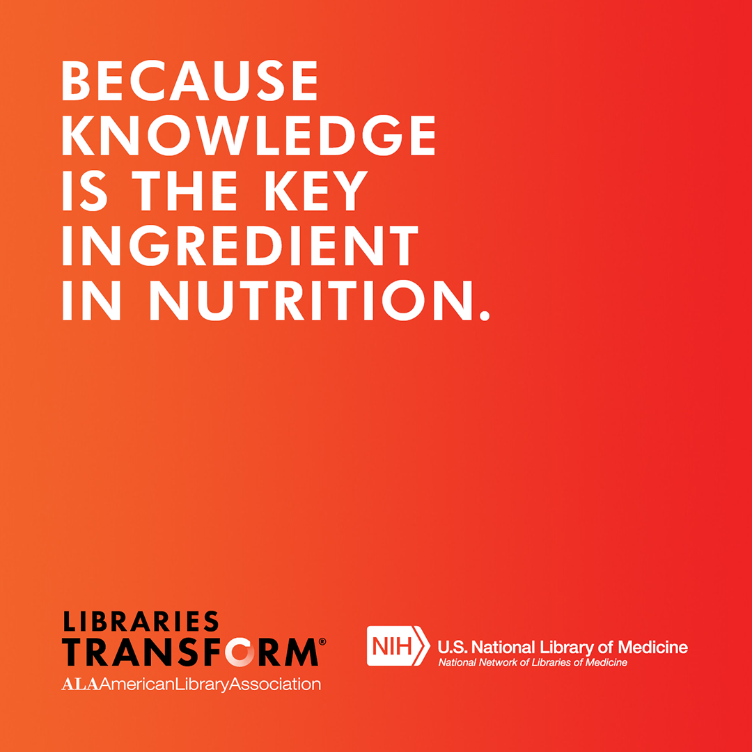 Instagram share: BECAUSE KNOWLEDGE IS THE KEY INGREDIENT IN NUTRITION.