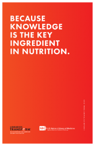 BECAUSE KNOWLEDGE IS THE KEY INGREDIENT IN NUTRITION.