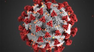 Illustration of COVID-19 virus