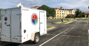 A mobile hotspot trailer from Pottsboro Area Library