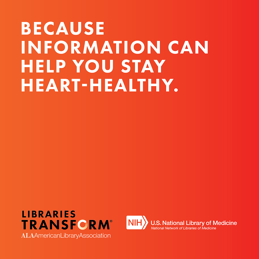 Instagram share: BECAUSE INFORMATION CAN HELP YOU STAY HEART-HEALTHY.