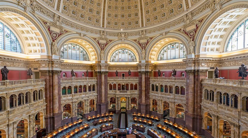 Main Reading Room of the United States Library of Congress