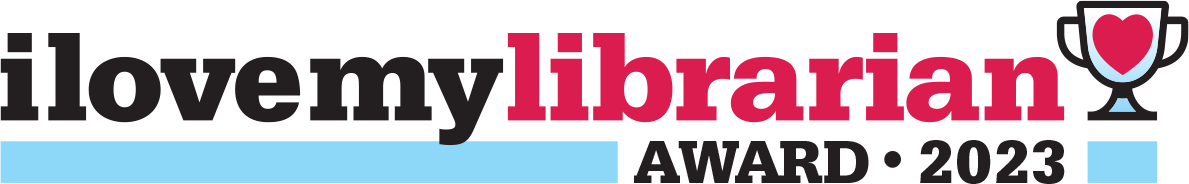I Love My Librarian Award 2023 horizontal logo