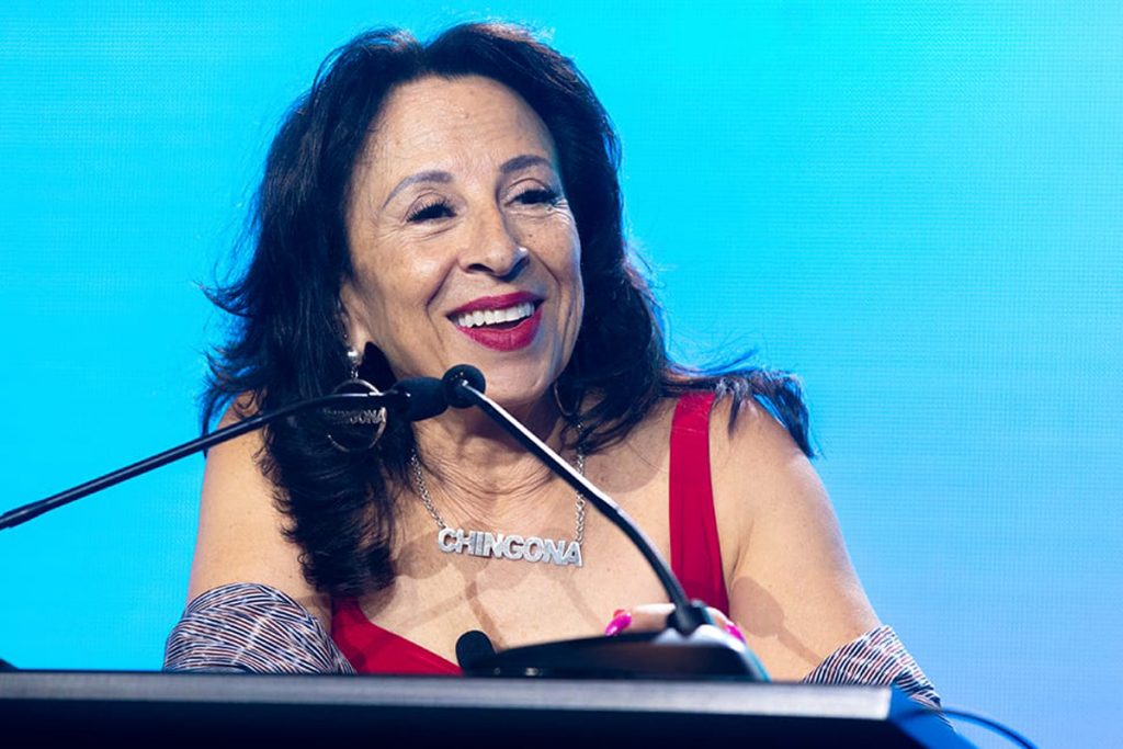 Maria Hinojosa at the 2022 ALA Annual Conference and Exhibition in Washington, D.C.
