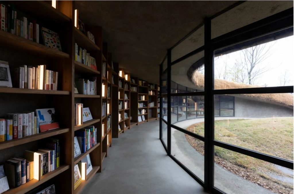 underground library in Kurkku Gardens