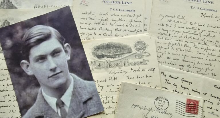 Explore the Last Letters of Everest Mountaineer George Mallory - I Love ...