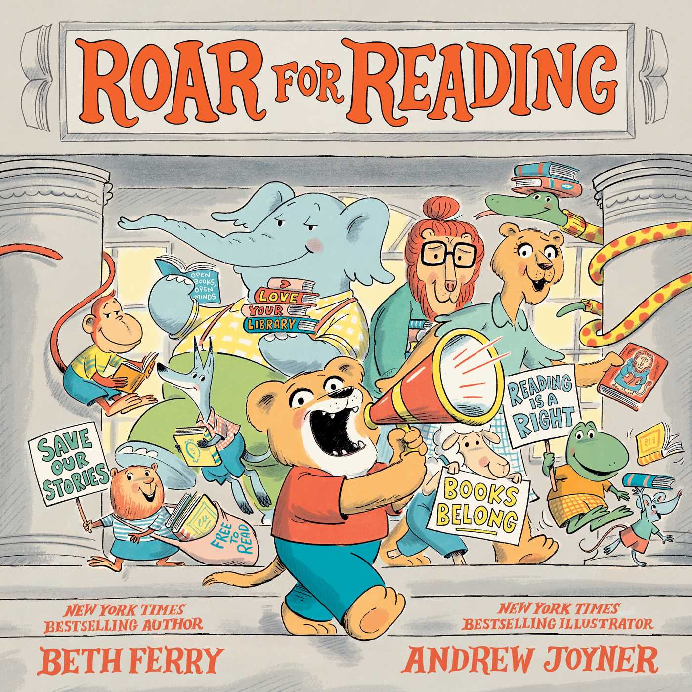 Book cover: Roar for Reading