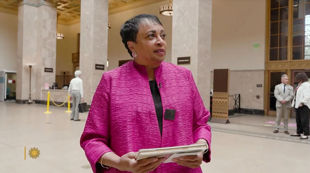 Former Librarian of Congress Carla Hayden on CBS Sunday Morning, June 8, 2025