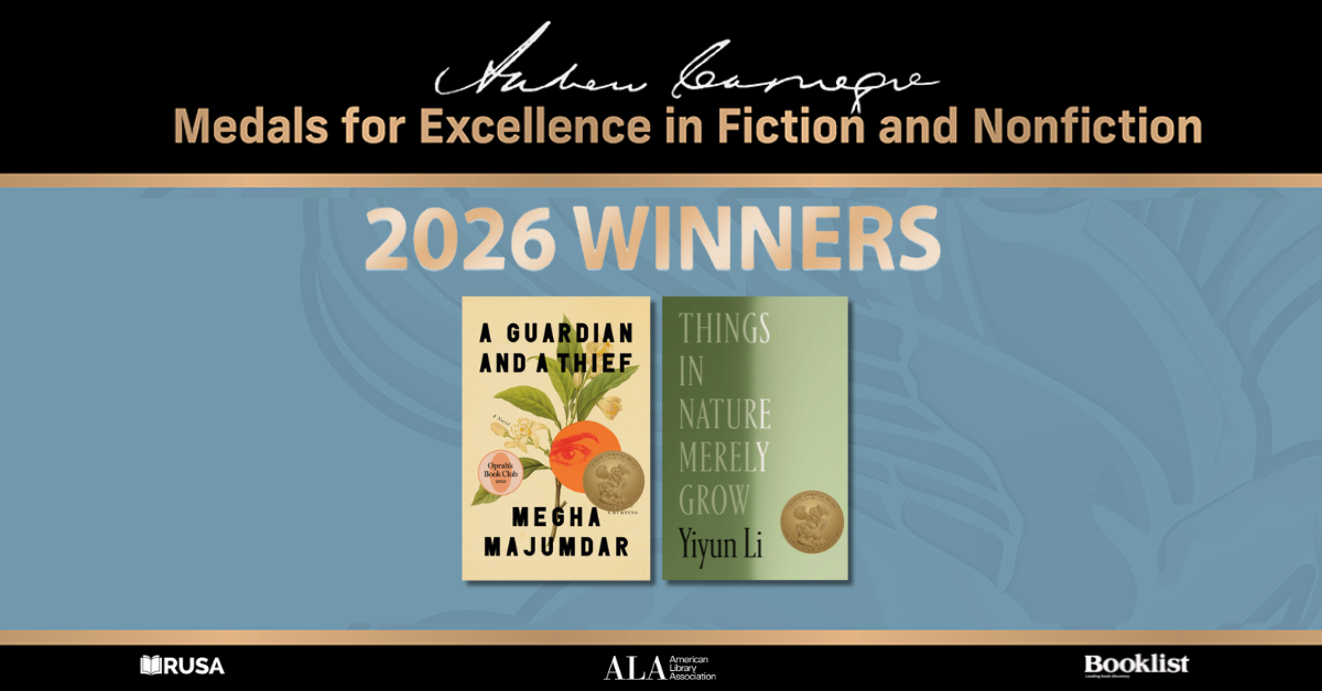 2026 Carnegie Medal winners graphic