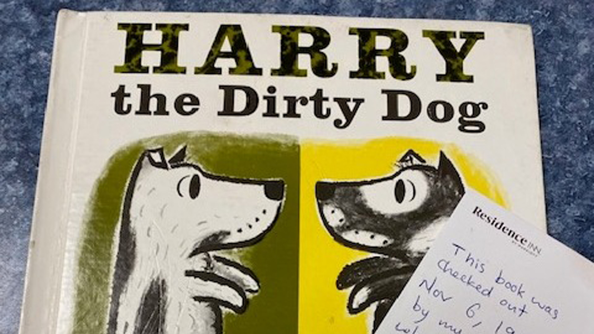 Harry the Dirty Dog with note