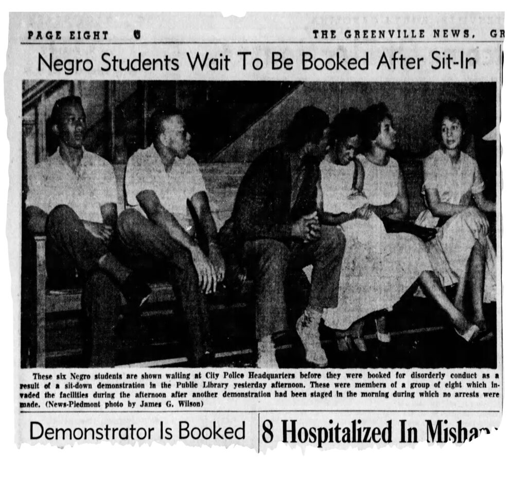 A 1960 newspaper article from the Greenville News