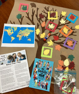 Materials included in the take-home Family Activity Pack