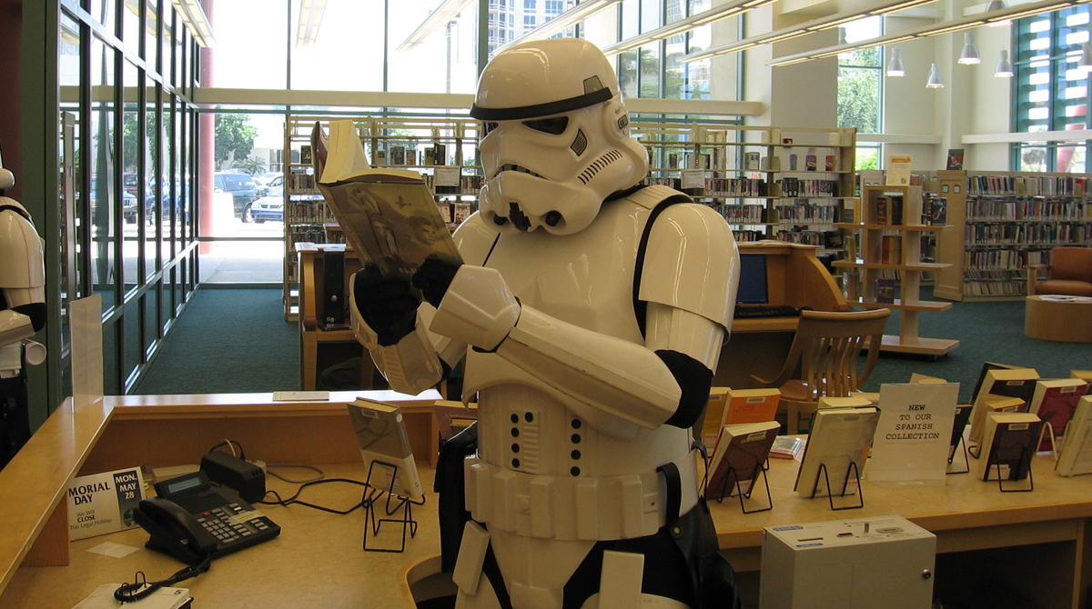 The Star Wars Anniversary Program at the Clearwater (Fla.) Public Library's Main Library 8/4/07.