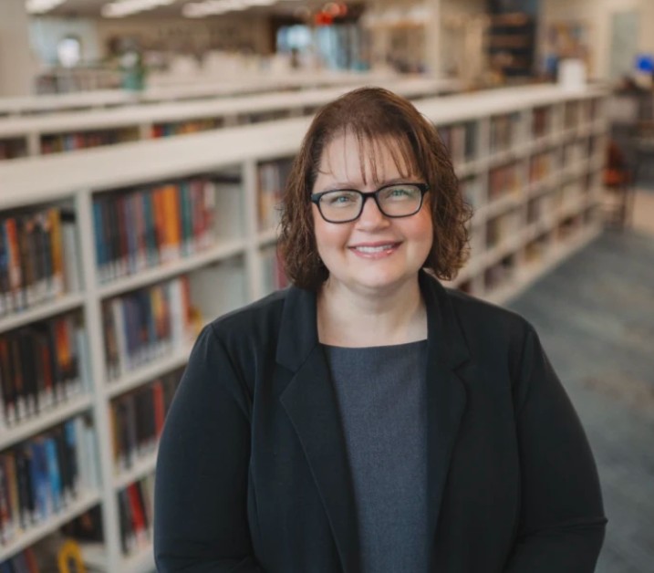 North Lake County Library director Abbi Dooley