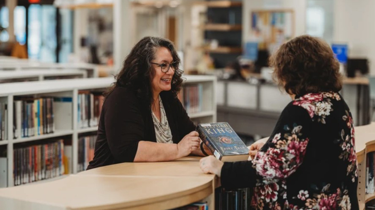 Inside North Lake County Public Library