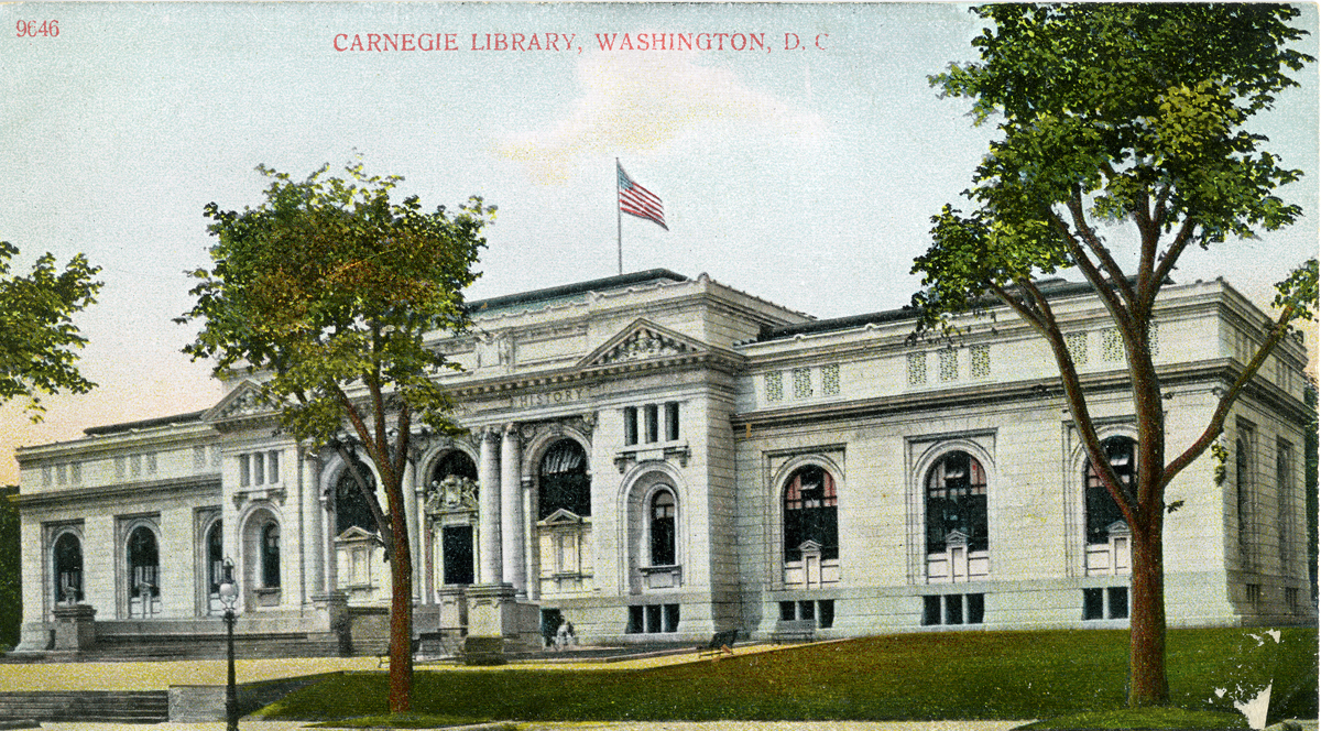 Carnegie Library, Washington D.C., 1910. From the ALA Archives.