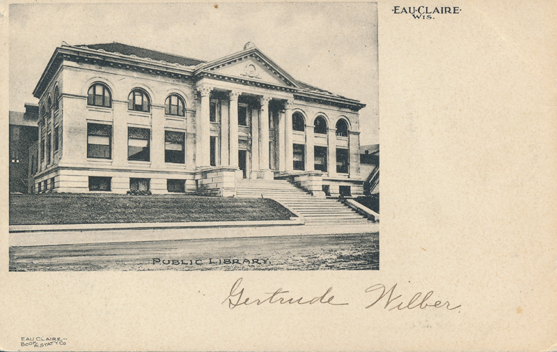 Eau Claire (Wis.) Public Library, 1913. From the ALA Archives.