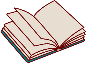 Illustration of an open book