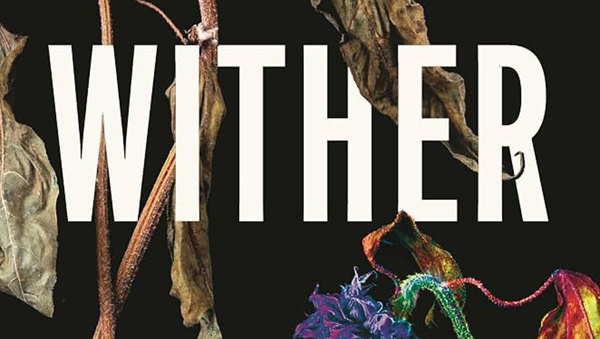 detail of "Wither" book cover