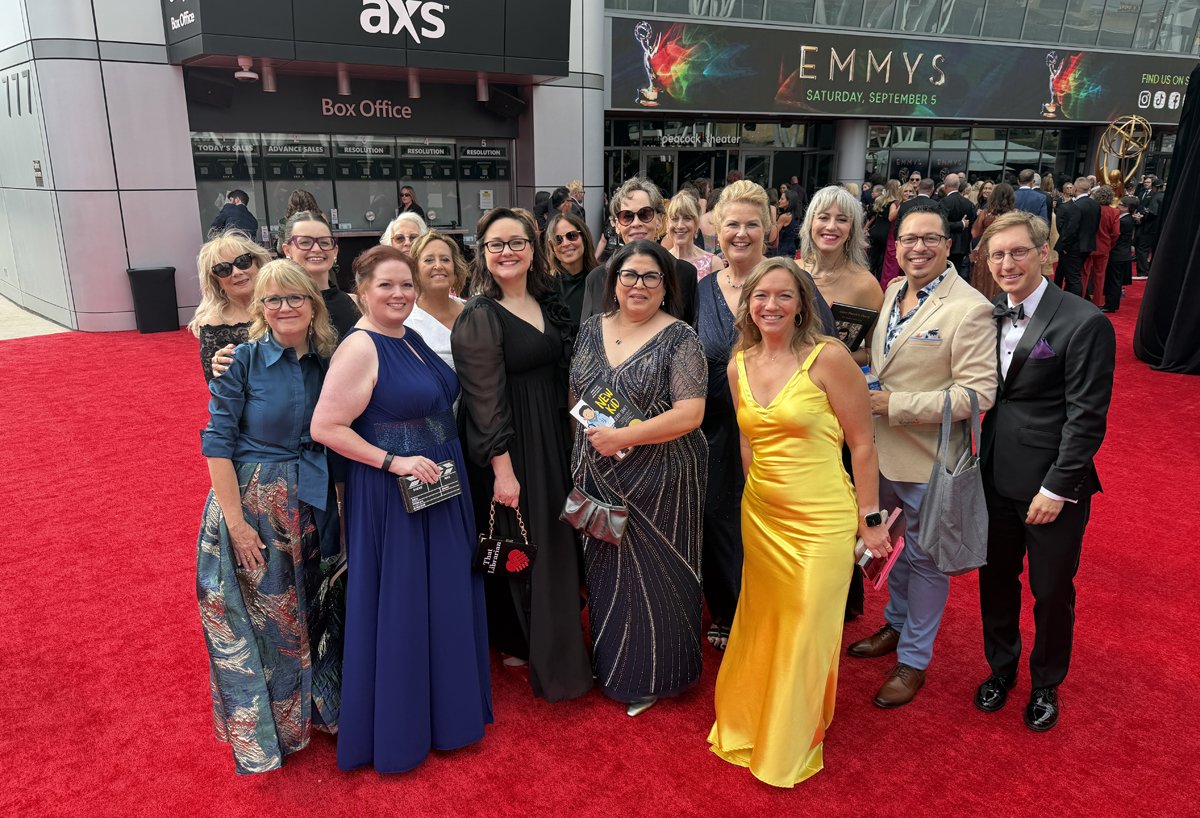 "The Librarians" team at the 2026 Creative Arts Emmys.
