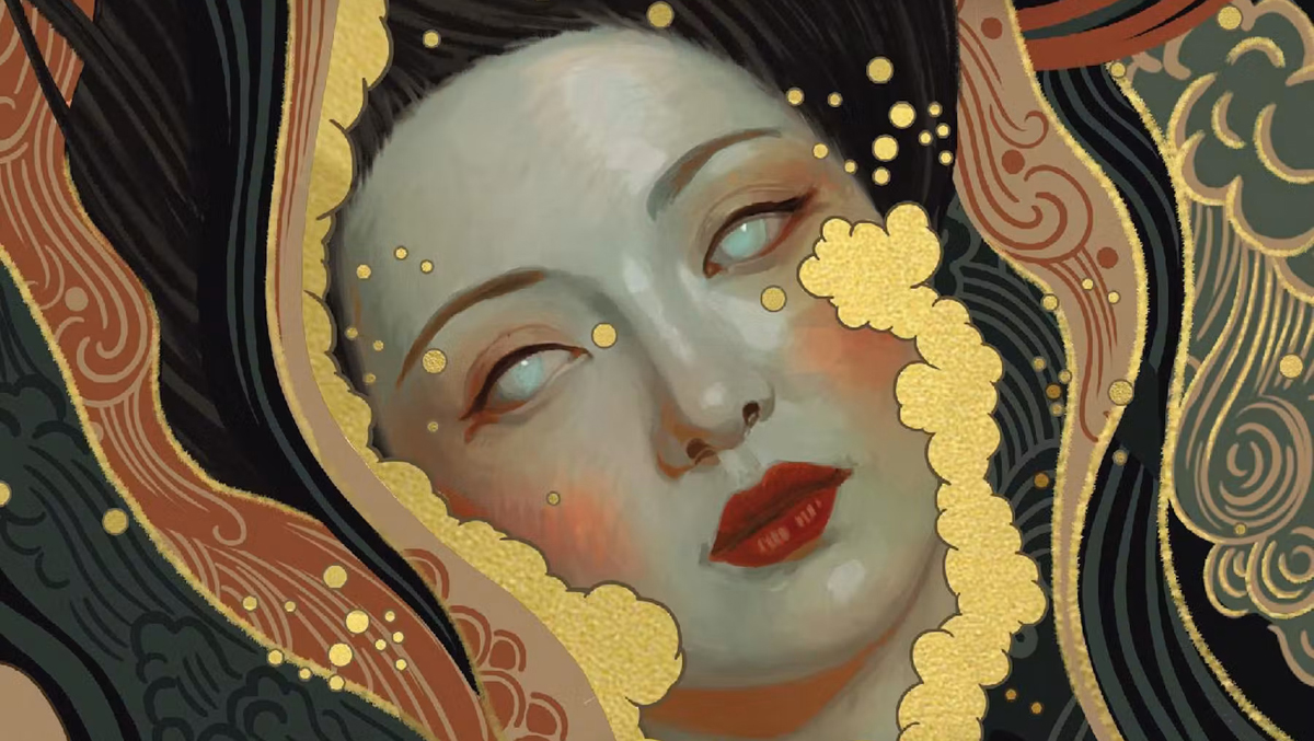 cover detail of The Girl with a Thousand Faces