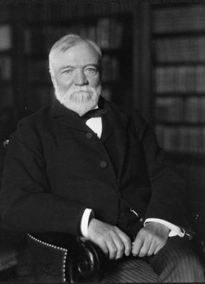 Andrew Carnegie, April 1905.
