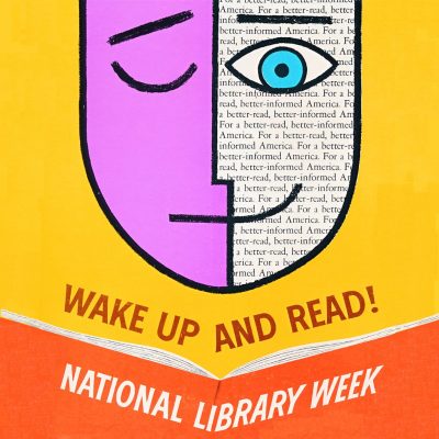 First National Library Week poster